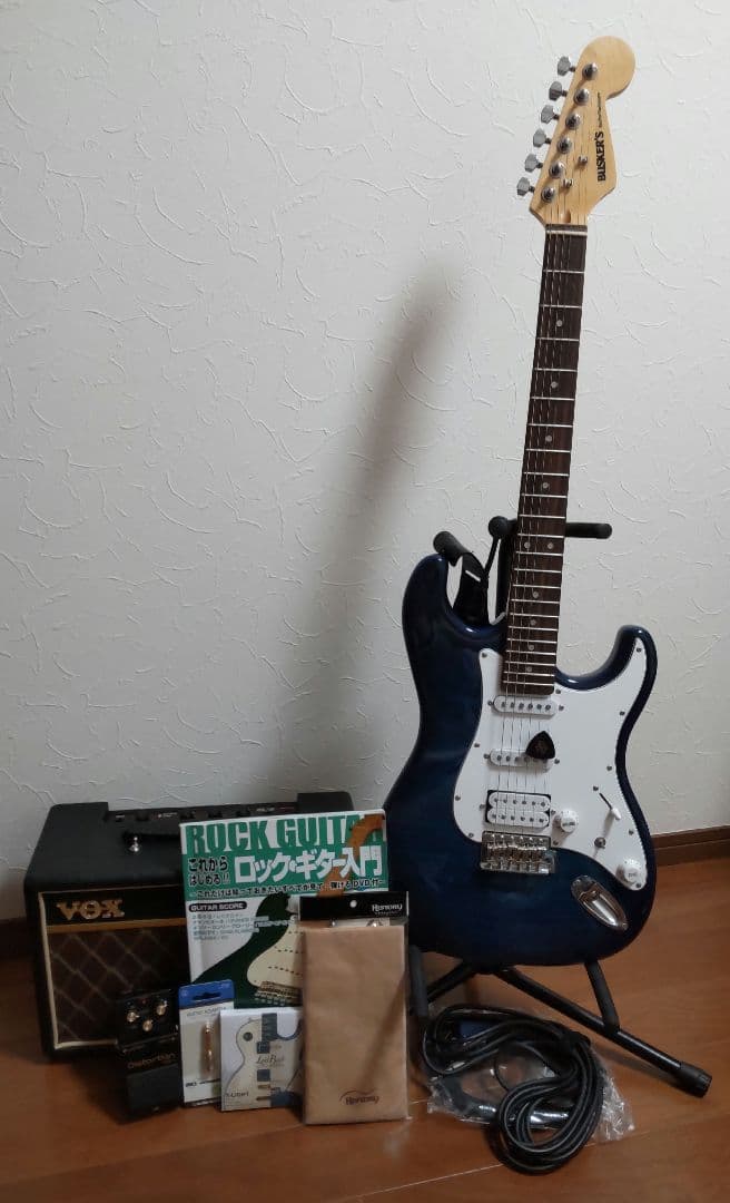 初心者用エレキギター Voxアンプ付き