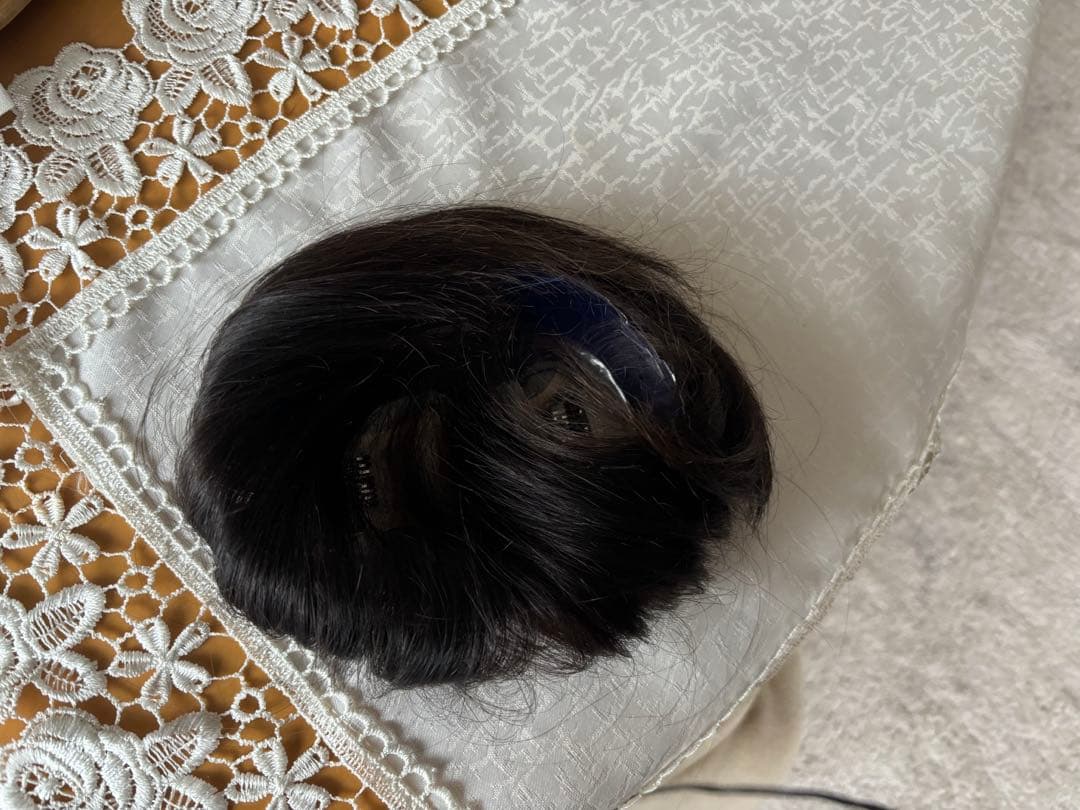 人工皮膚付人毛100❤️ 部分ウィッグ❤️自毛を引出すアートネーチャー定価5.4万円