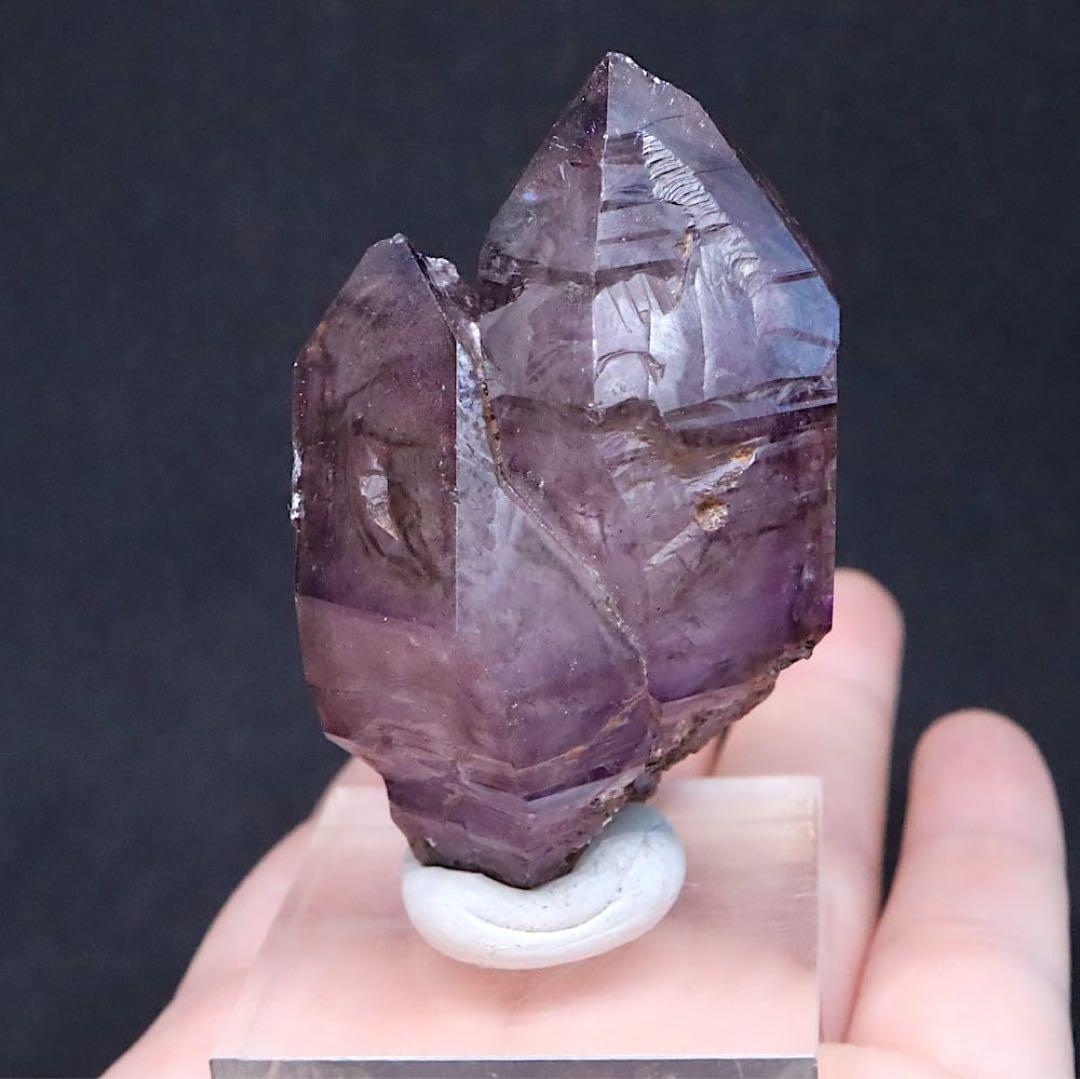 スーパーセブン セプター スモーキー アメジスト紫水晶 74.9g AMT254