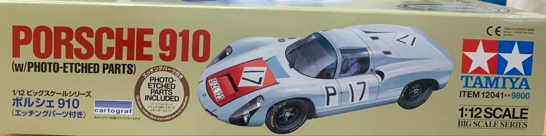 TAMIYA 1/12 NO.41 ポルシェ910（エッチングパーツ付き）