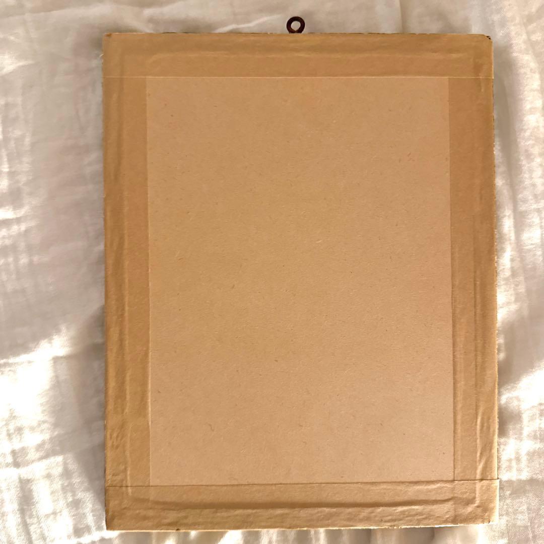 植物画 金色フレーム付き アンティーク