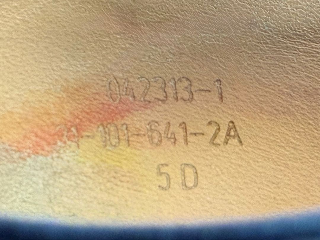 J.M.WESTON　#641　ゴルフ　5D　ブラック　31ラスト　Uチップ