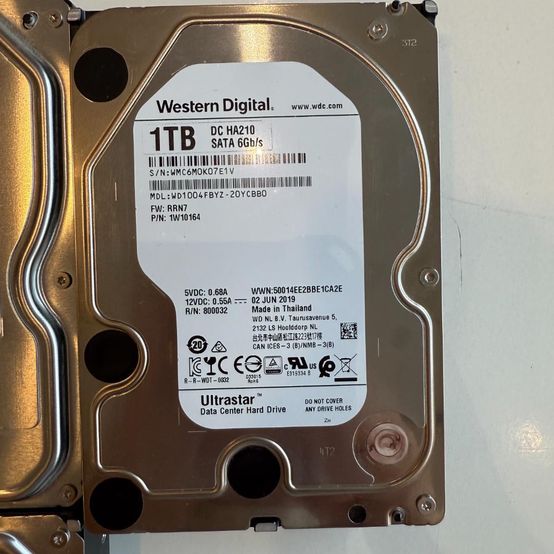 1TB 内蔵型ハードディスクドライブ 10台セット