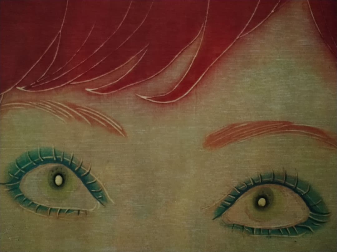 現代ア―ト作家・中田真央の木版画「マンドレイク」限定5部