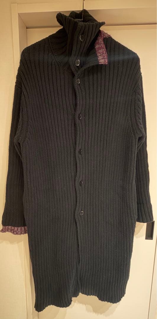 YOHJI YAMAMOTO POUR ヨウジヤマモト ニット コート