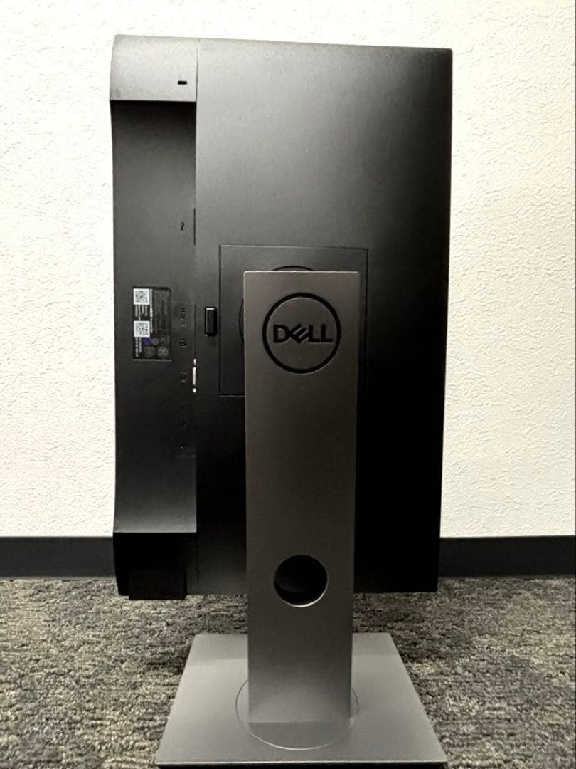 【超美品】DELL 21.5型モニター フレームレスIPSパネル/回転・高さ調整