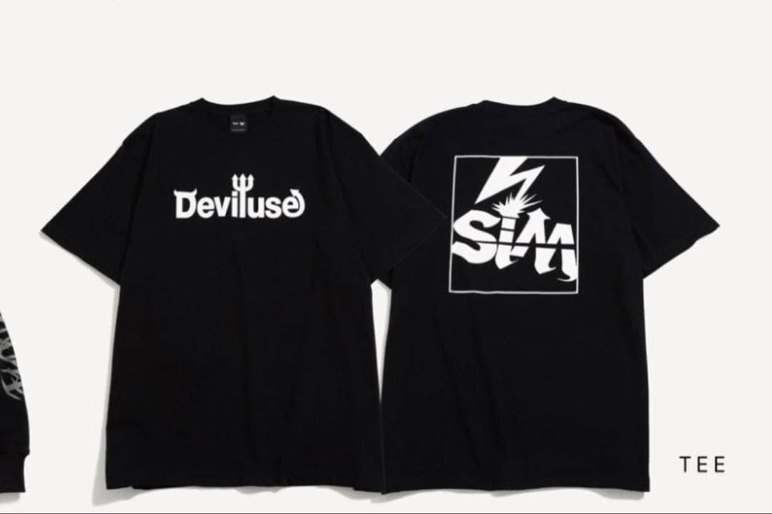 Deviluse SiM ロゴプリント Tシャツ XXL 黒