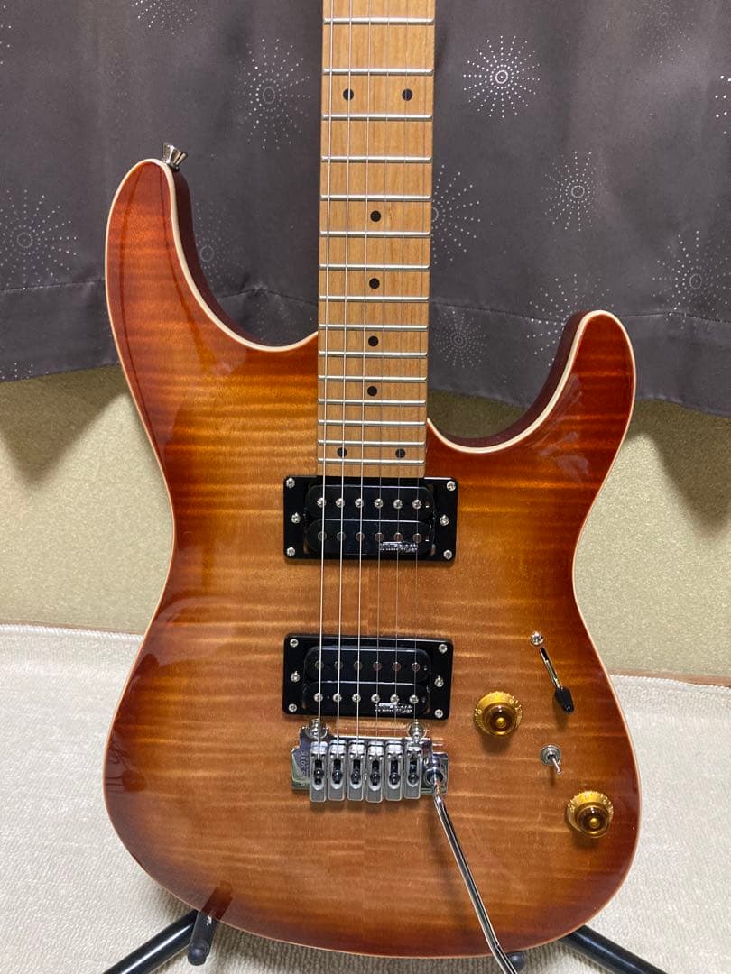 ギター BACCHUS IMP24 FMH-RSM/M N-BR-B