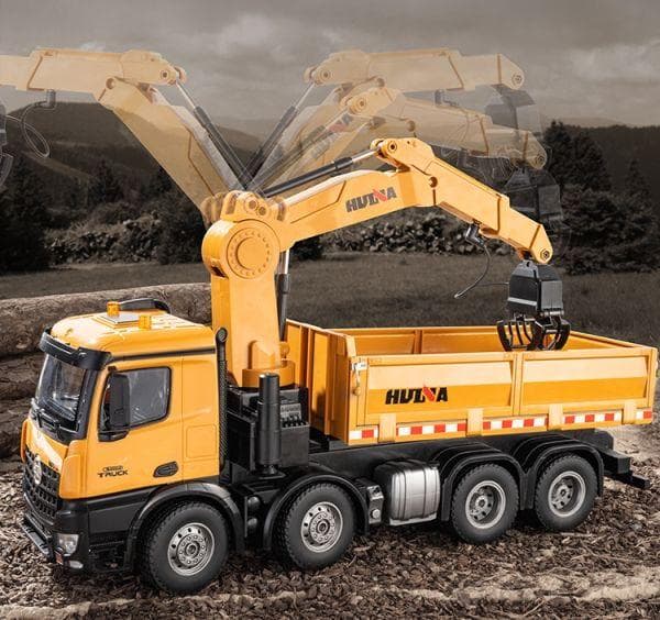 1/14 2.4GHz 26ch 4軸8輪 折り曲げ式 クレーントラックR/C