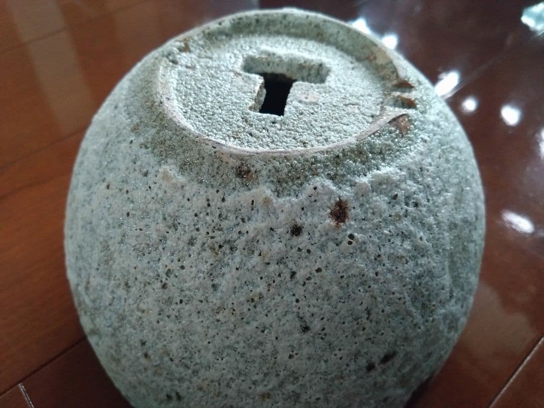 青白釉　大原さんpot １番大きいボールポット　ＸＬサイズ　定価13200円