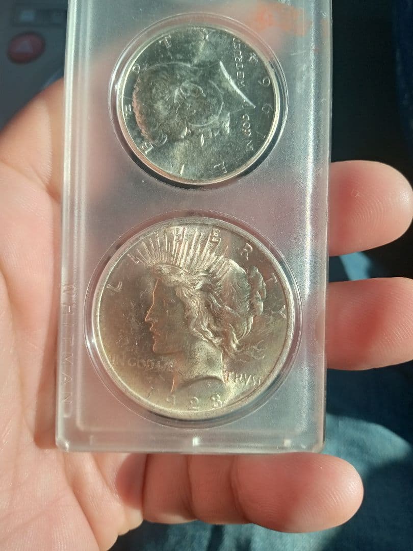 1923年平和の銀貨と1964年セット