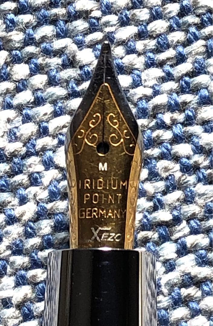 Xezo ジーゾ マエストロ スターリングシルバー スワロフスキー 万年筆