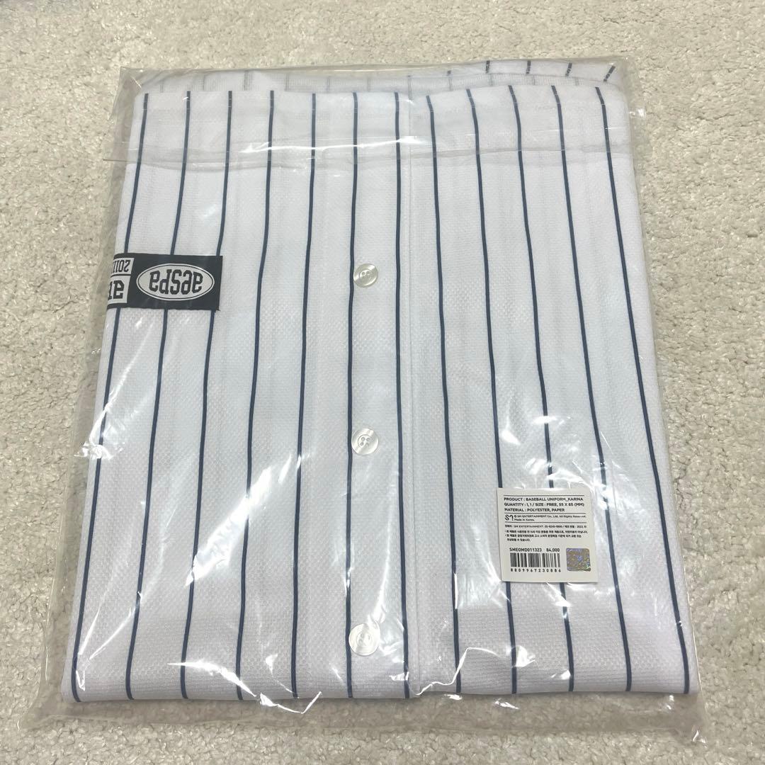 aespa ベースボール ユニフォーム トレカ カリナ