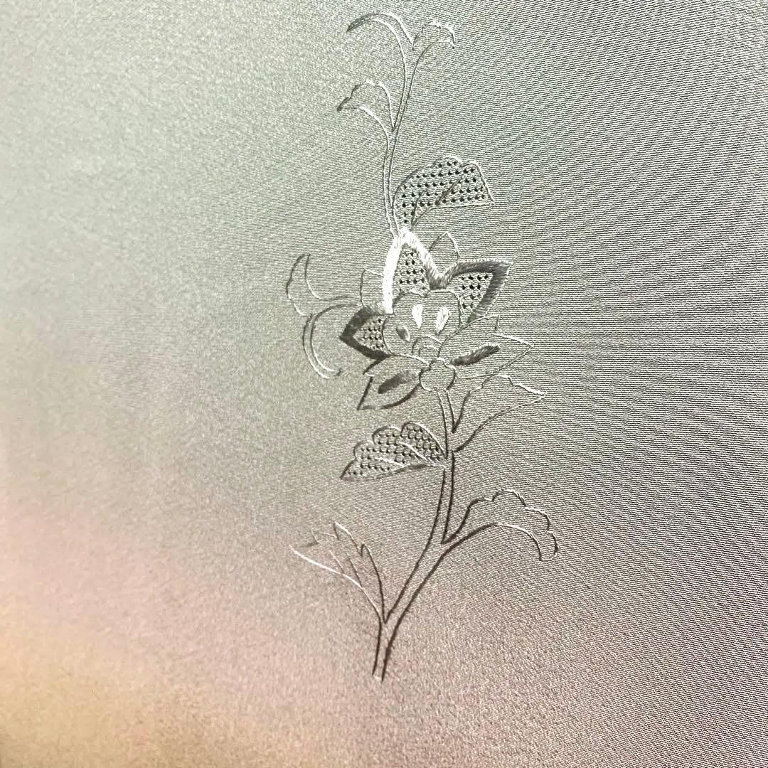 付け下げ　着物　トールサイズ　刺繍