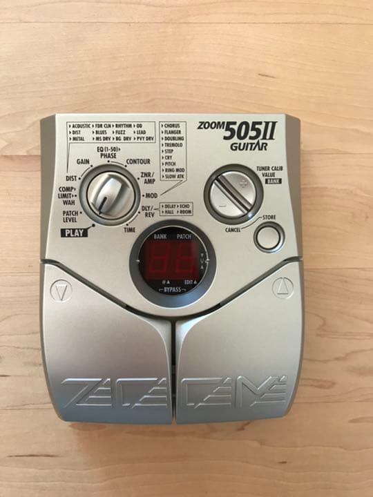 【7月末まで値下げ中】 ZOOM 505Ⅱ GUITAR マルチエフェクター