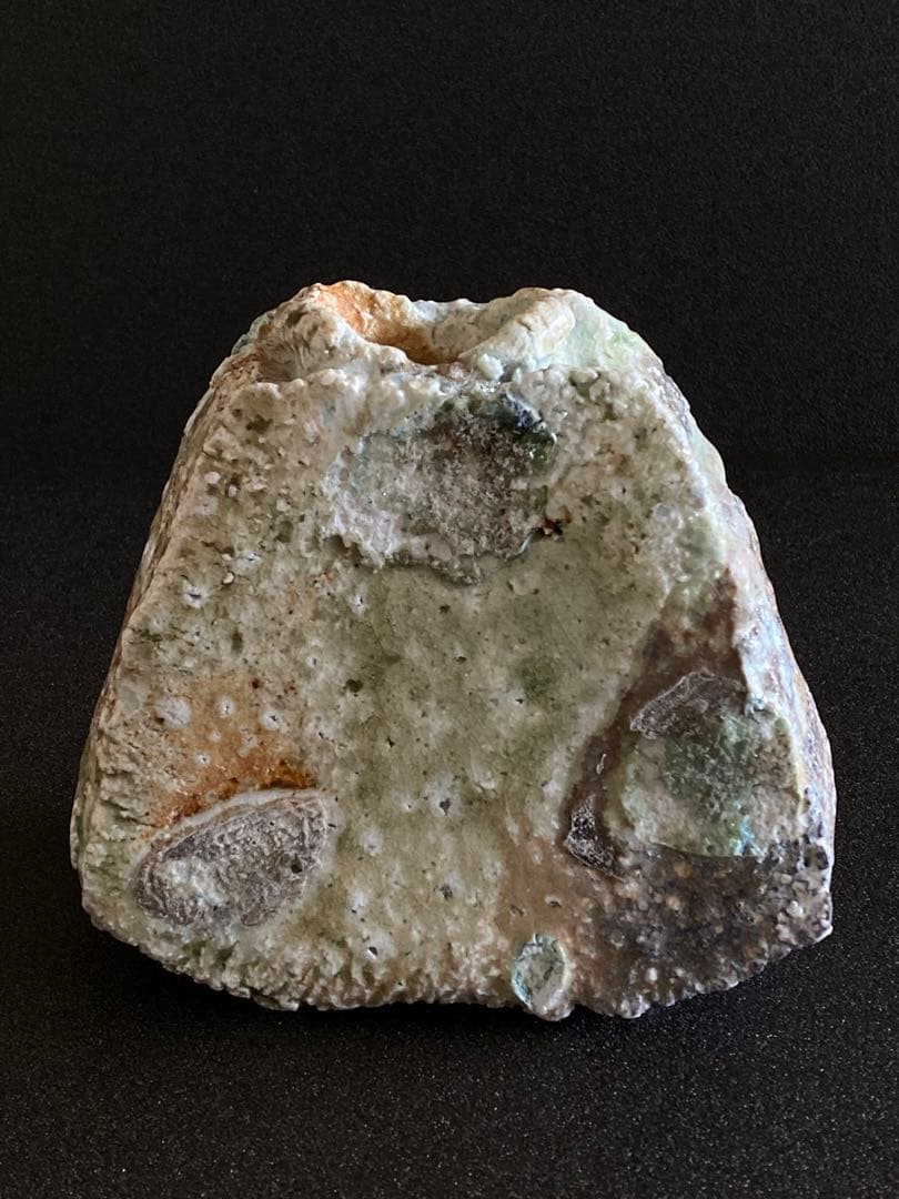 信楽焼　扁壺　花器　花瓶　井村侊生　　#3204