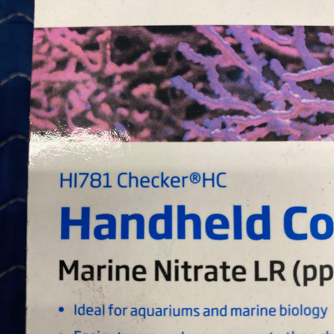 新品未使用　ハンナ　HI781 低濃度　硝酸塩　新品予備試薬25回分付き