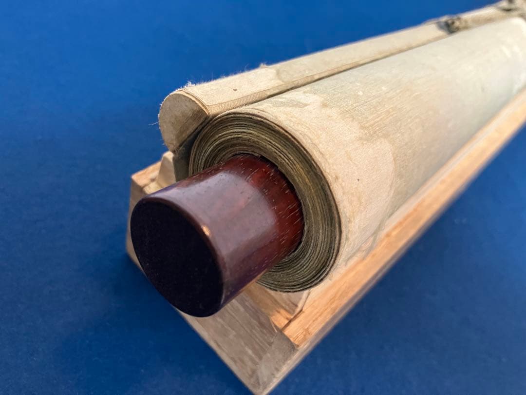 キリスト　絹本　掛軸（クリスチャン　カトリック　聖書 クリスマス）