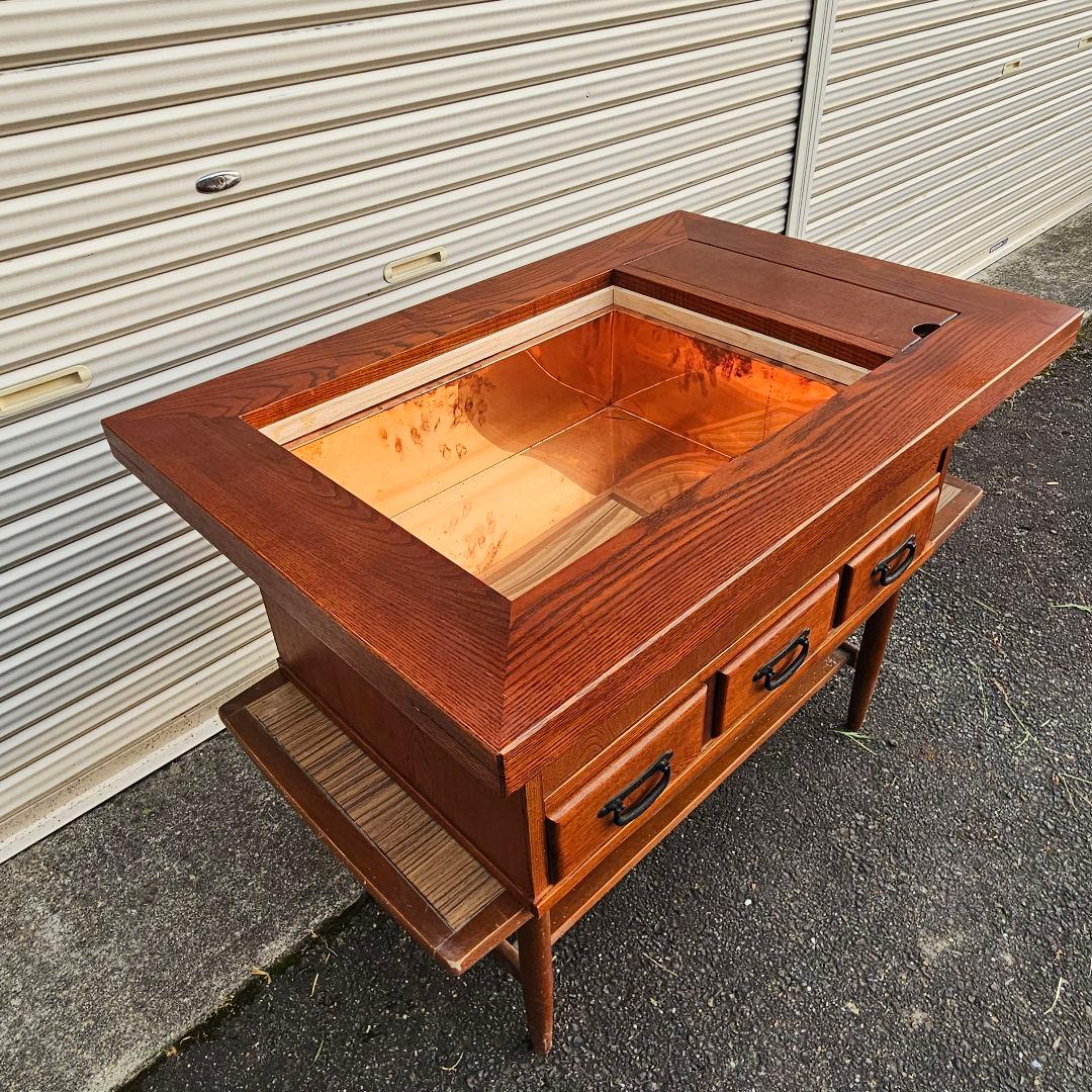 囲炉裏テーブル 長火鉢 ローテーブル 和モダン