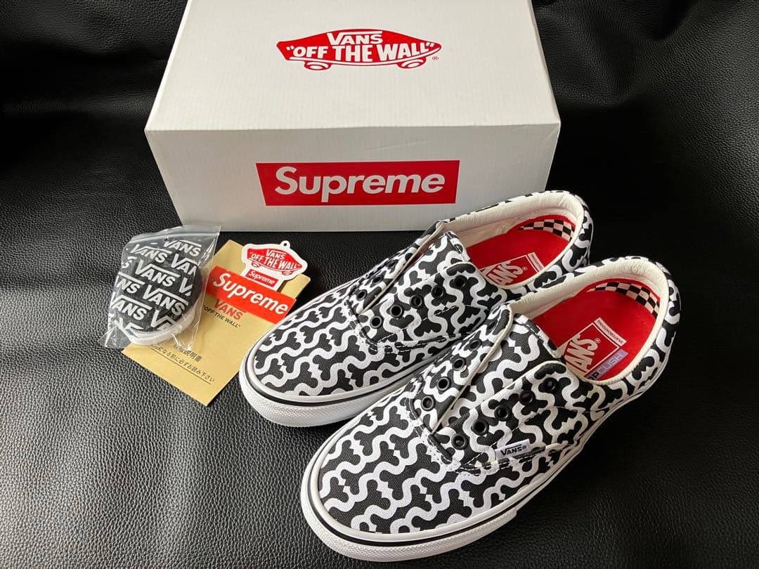 Supreme×Vans Monogram S Logo Skete ERA