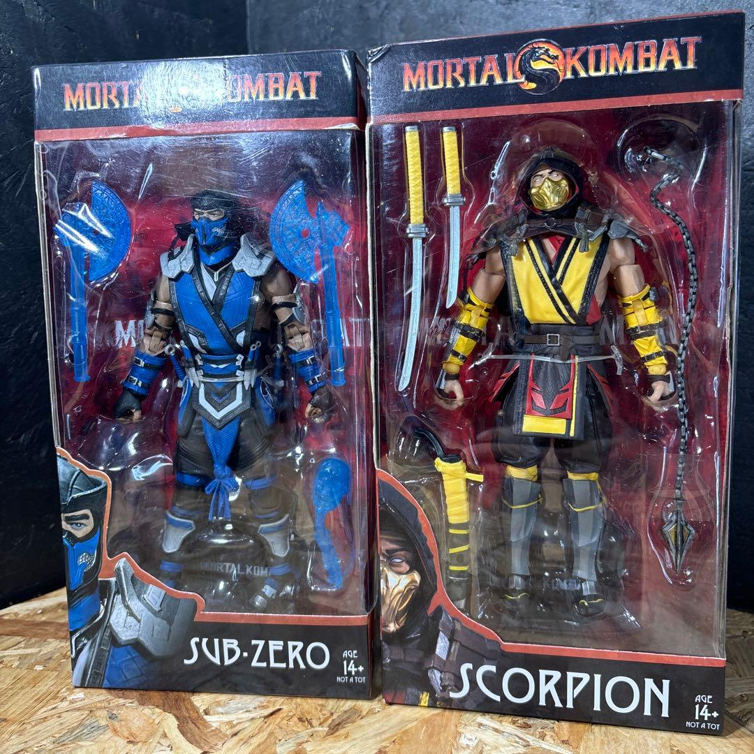 マクファーレン トイズ モータルコンバット フィギュア　スコーピオン　サブゼロ