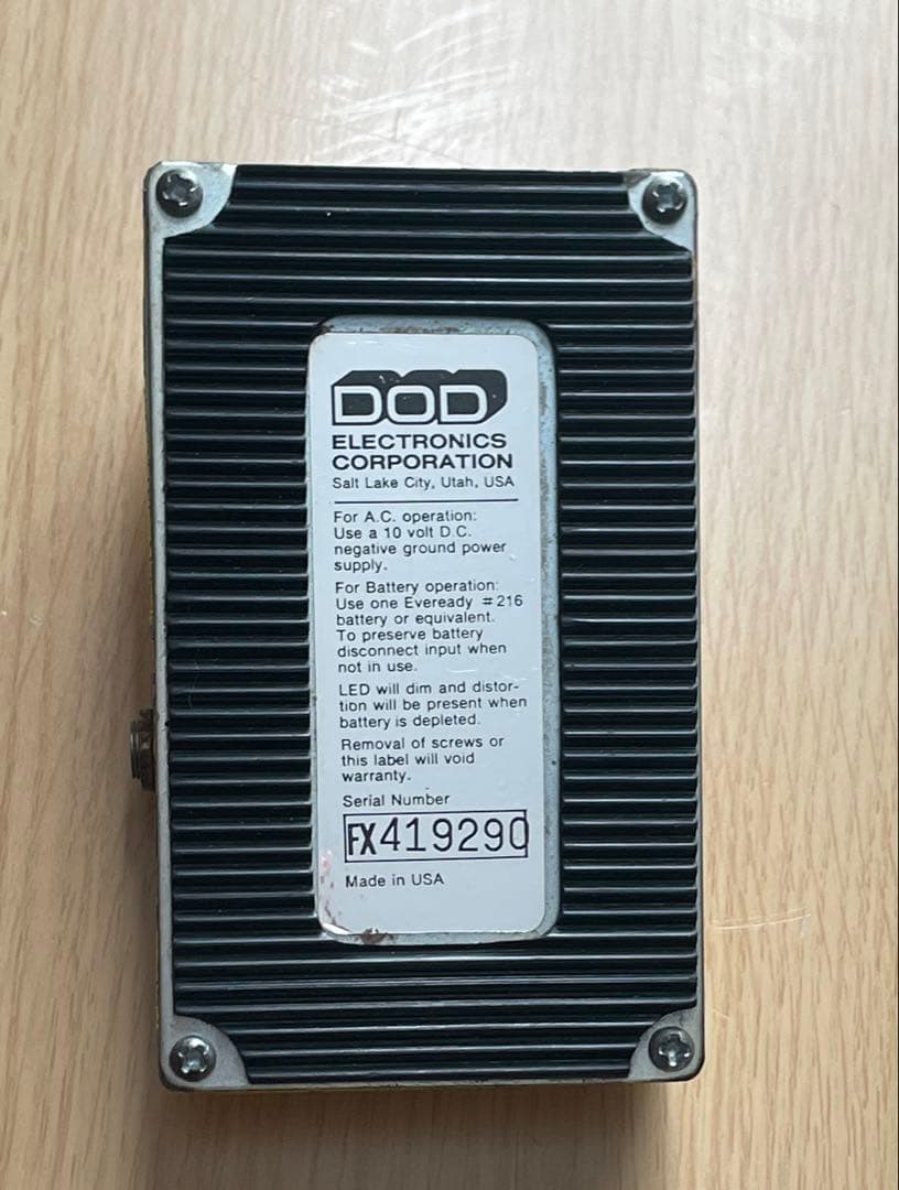 DOD FX50B Overdrive Plus 初期型