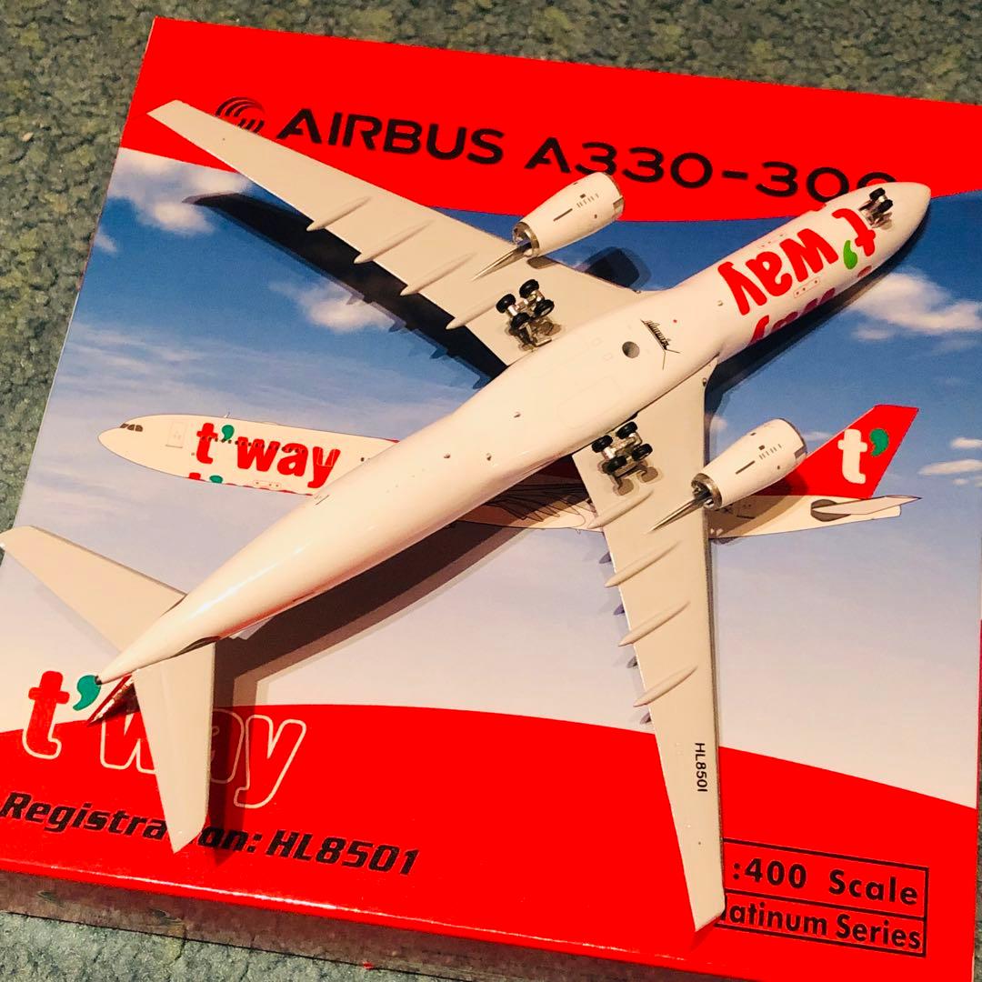 t'way ティーウェイ航空 A330-300 Phoenix 1:400