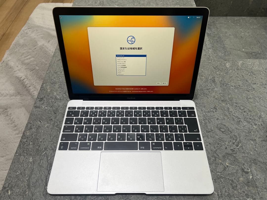 2502 Macbook Retina 12inch 2017 8G メモリ