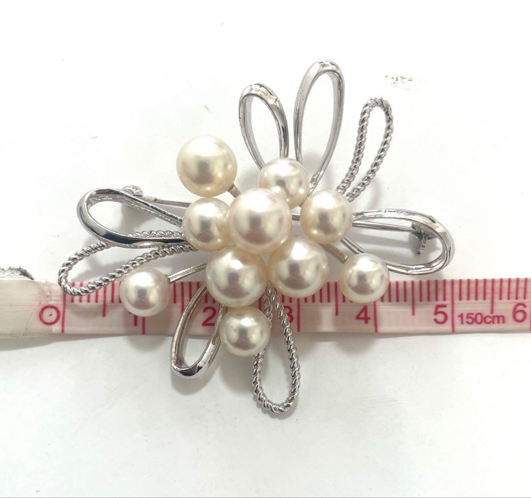 ♣️MIKIMOTO ミキモトパールブローチ パール10粒