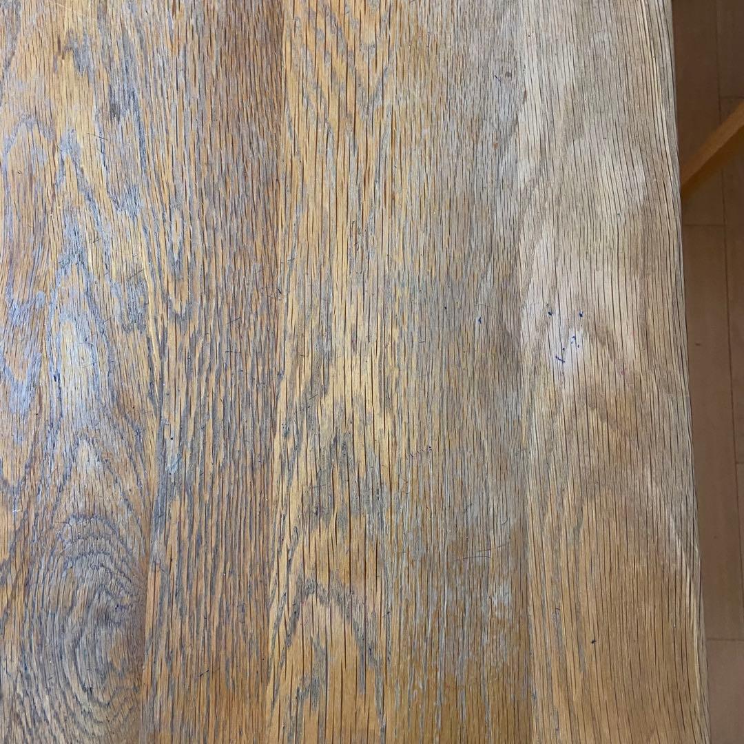 無印良品 無垢材 テーブル オーク材 1400mm ダイニングテーブル 廃盤商品
