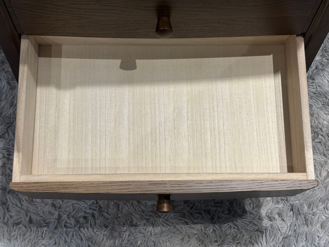 迪卡　起立木工　キャビネット　電話台　収納　ビンテージ　無垢材　IZ