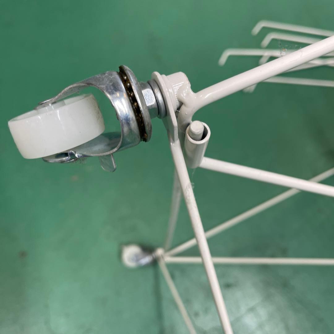 超美品！　バスケットワゴン　ホワイト　60cm 店舗用　4台セット