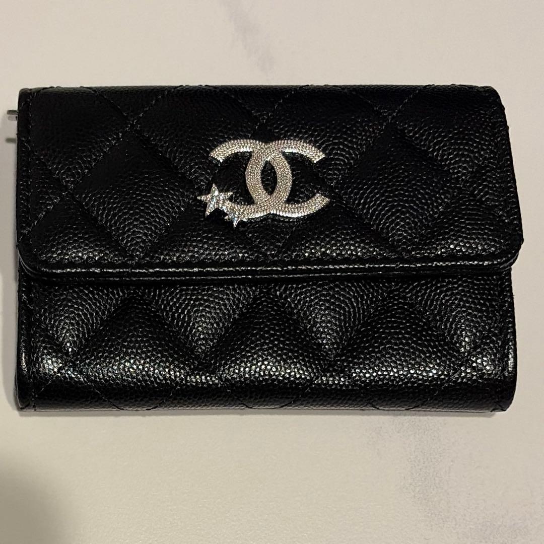 新品未使用　シャネル　カードケース　ケース ブラック 25B
