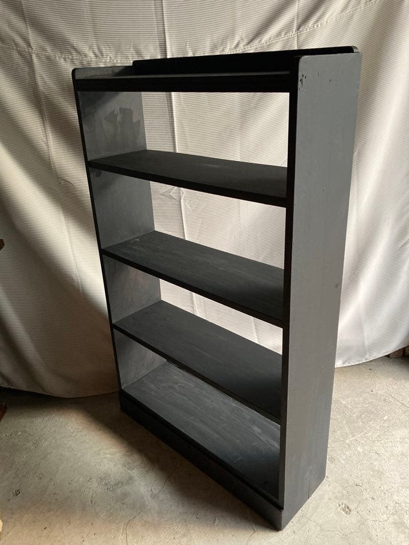 古道具　木製棚　本棚　飾り棚