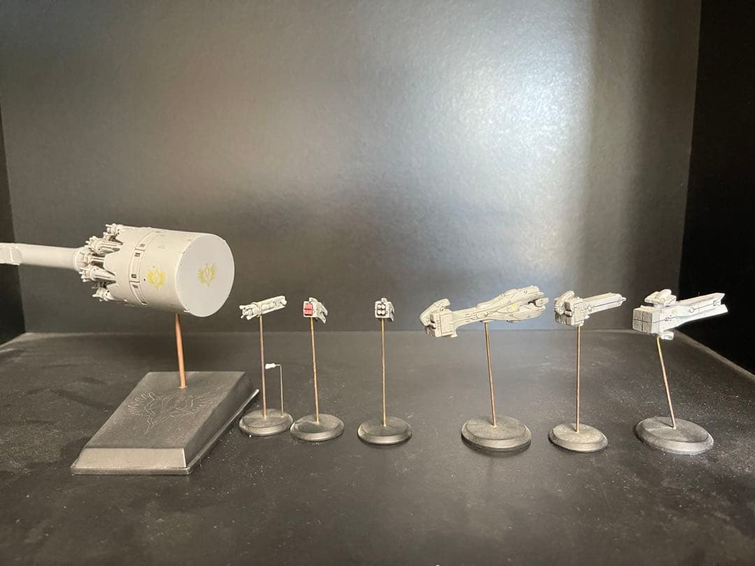 銀河英雄伝説 アルバクリエイツ ハーメルンⅡ 小艦艇セット 完成品 ラスト