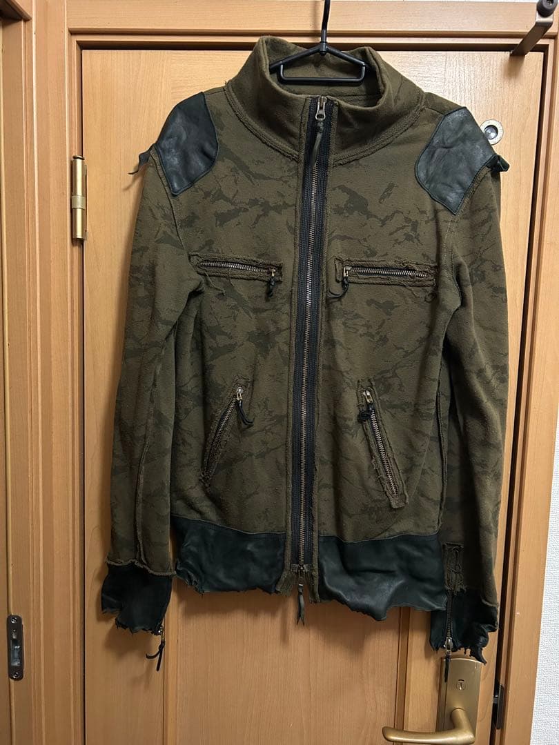 14th addiction ジップアップ　ブルゾン　迷彩　ty-b-03