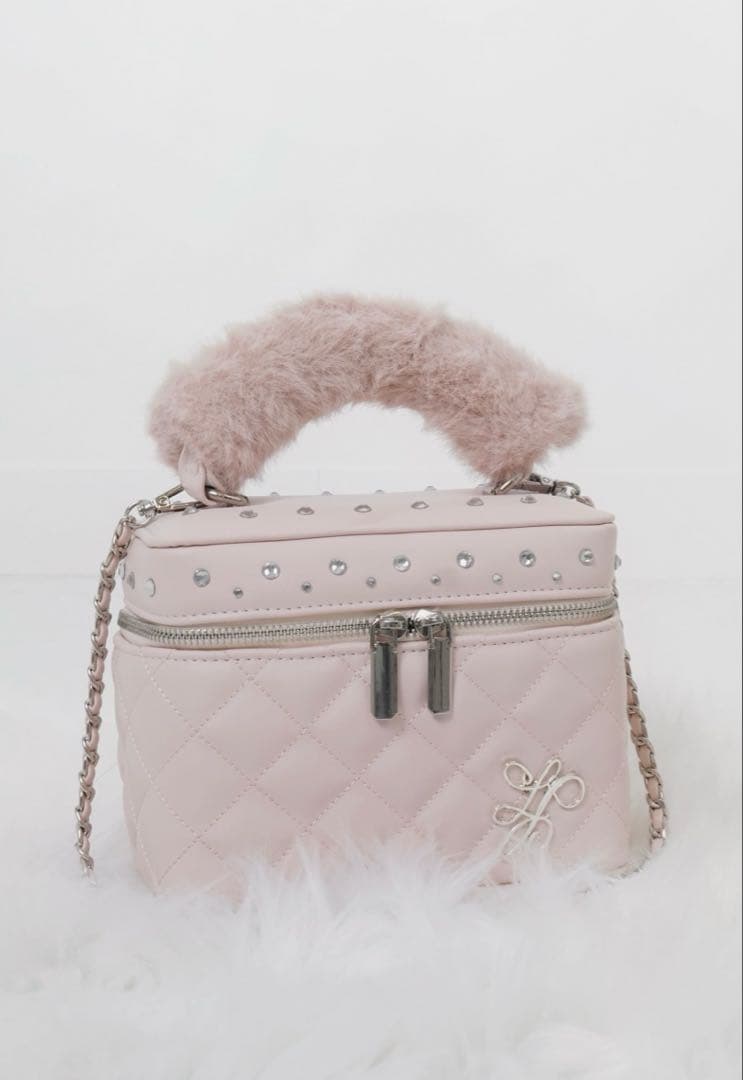 ルミニョン バニティバッグ ピンク