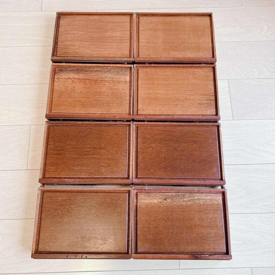 螺鈿細工 箪笥 整理箪笥 8段 木製チェスト 中国骨董 唐木