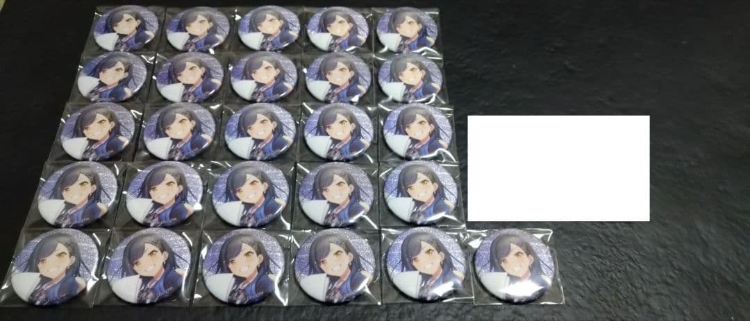 プロセカ グリッター缶バッジ 31B 白石杏