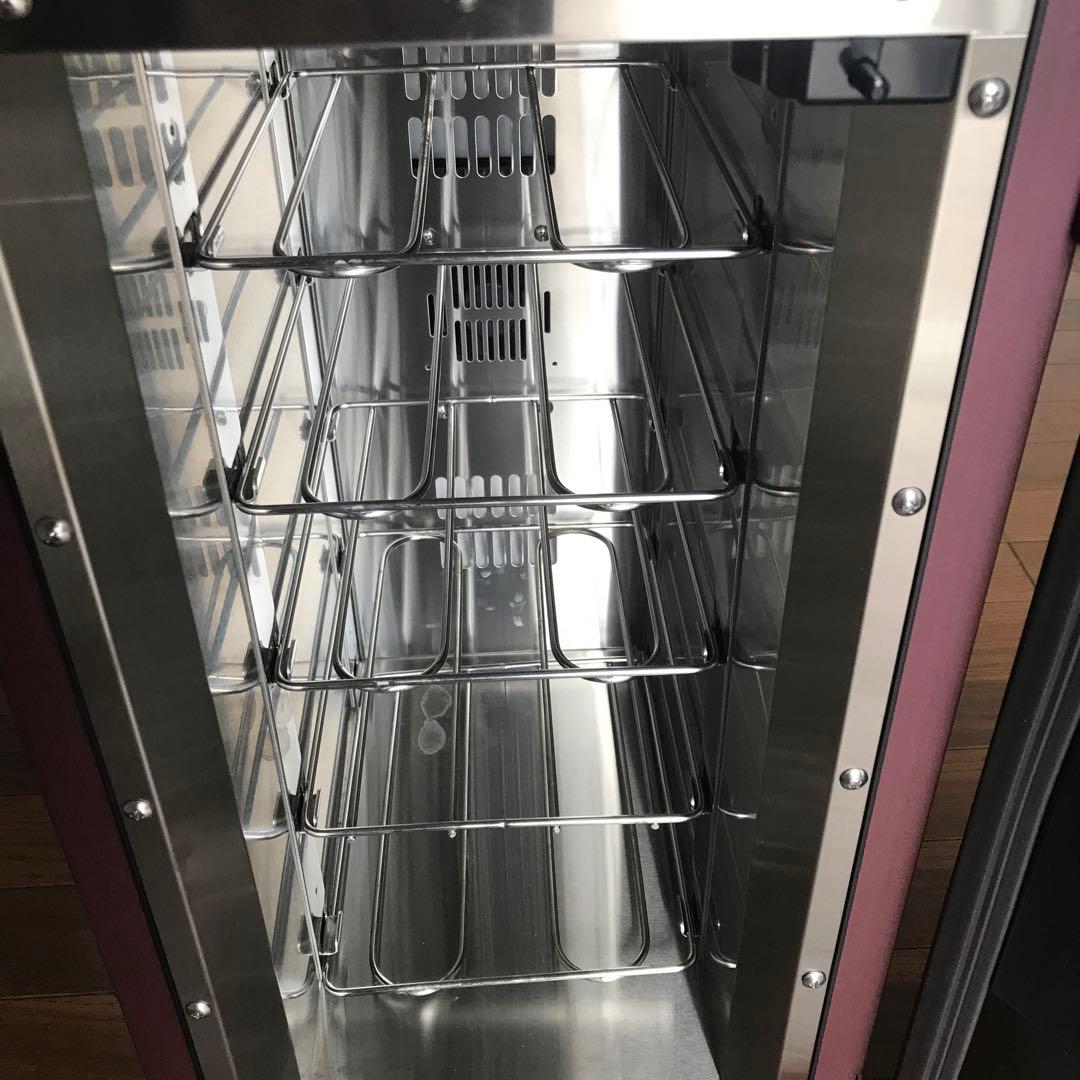 ワインセラー ワインレッド ガラス扉