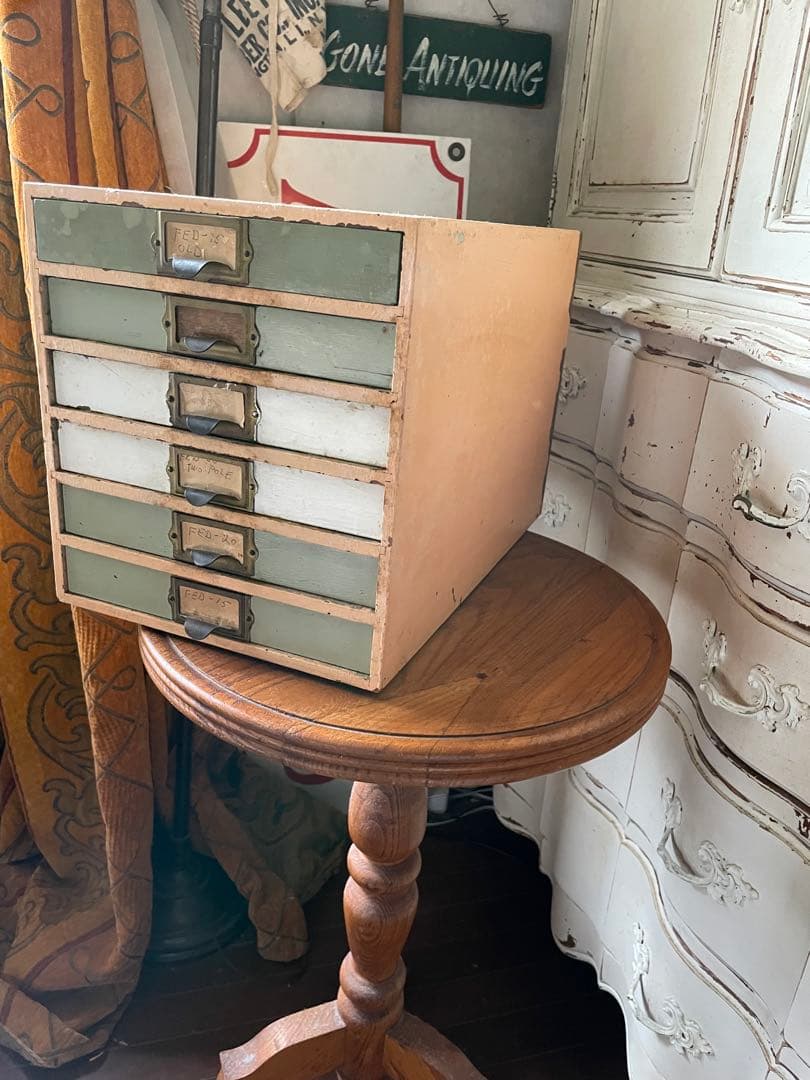 フランス　アンティーク　家具　引き出し　ドロワー　チェスト　収納　レア