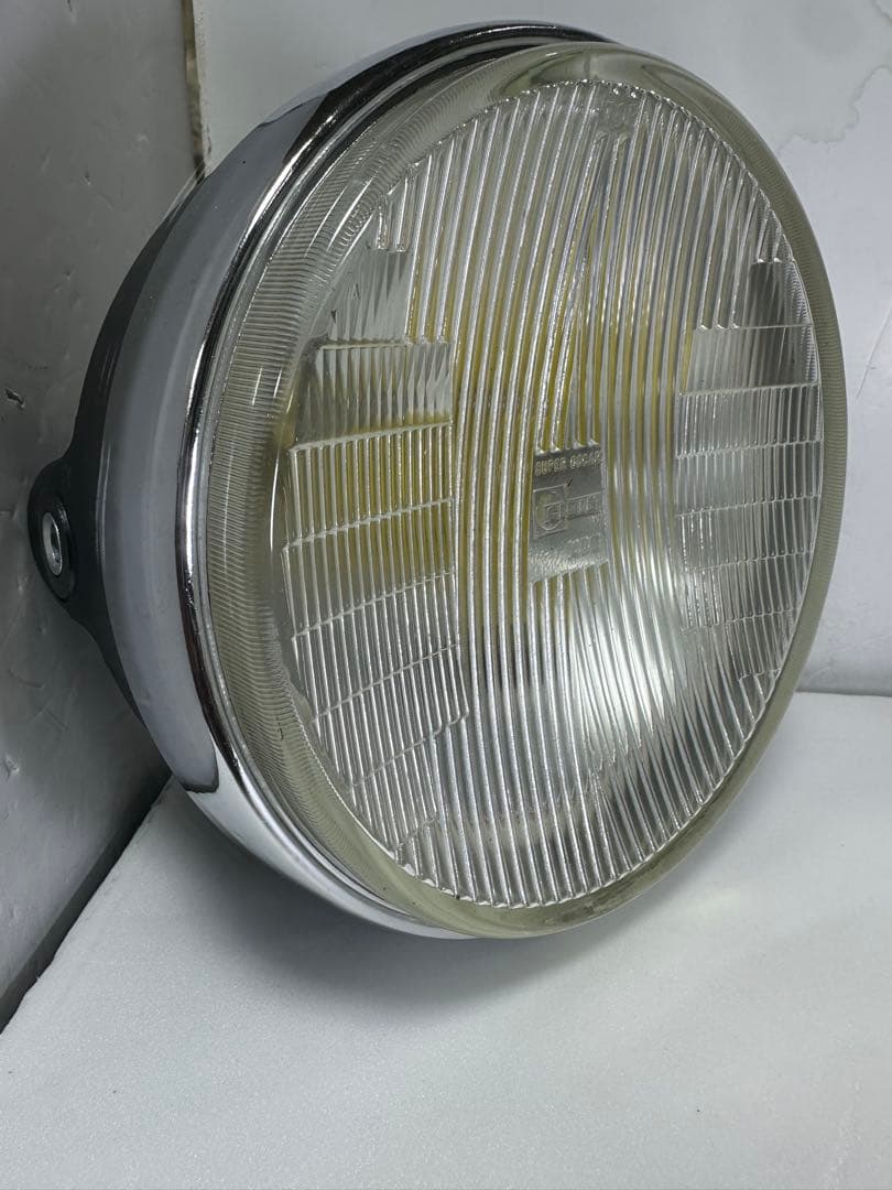希少当時物シビエスーパーオスカー180πシビエ凹みレンズ付きヘッドライトASSY