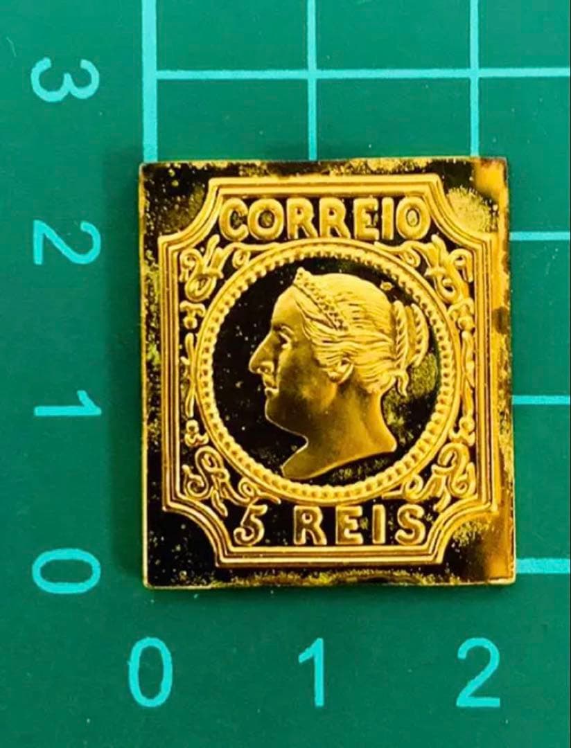 フランクリンミント 切手レプリカ世界の国々の最初の切手 ポルトガル 説明書付1枚