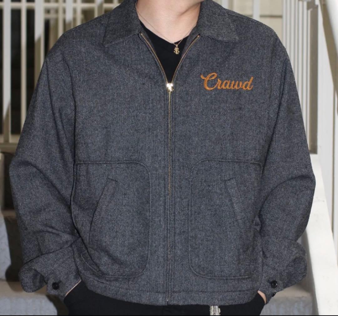 ジャケット・アウター CRAWD 40s Swing Top Herringbone Jacket