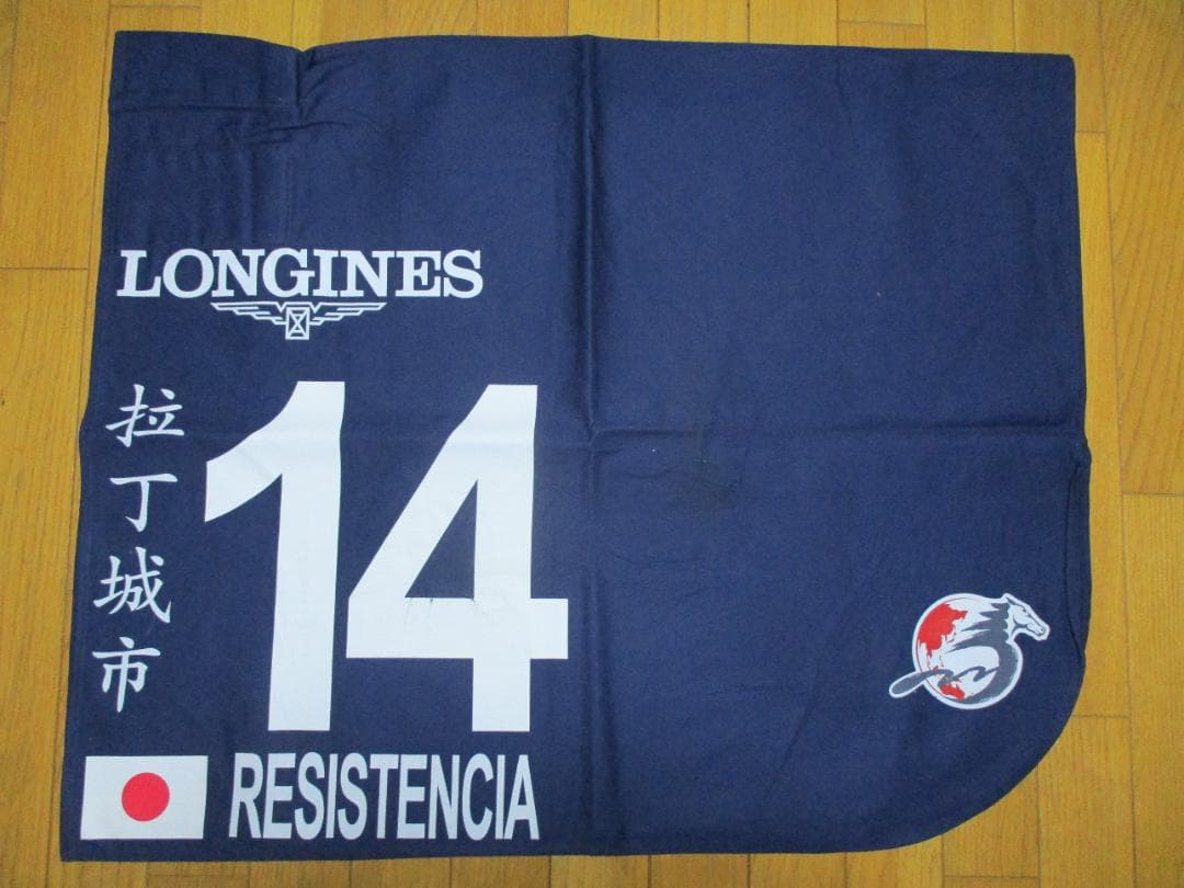 競馬 レシステンシア 2022年香港スプリント実使用ゼッケン