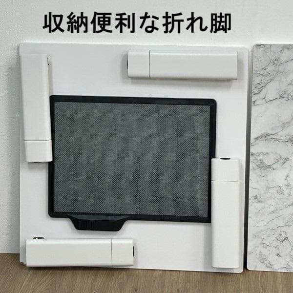 ☆折れ脚フラットヒーターこたつ70　大理石風☆【OUTLET】