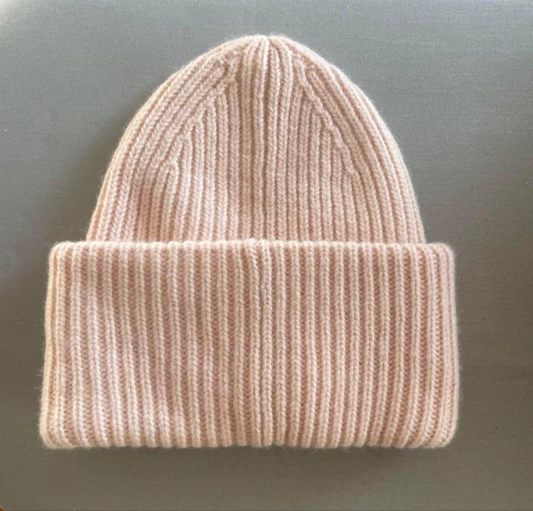 Acne Studiosアクネストゥディオズ ラージロゴフェイスビーニー