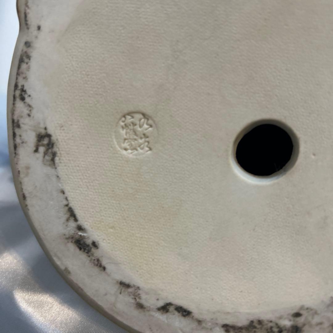 ◉さーや◉九谷　八幡窯　寿老人　染付　置物　縁起物