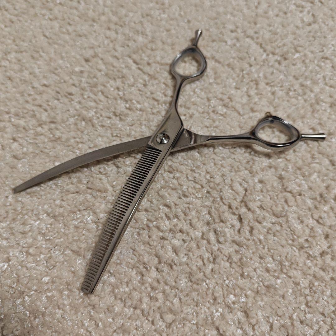 PCK カーブせニングシザー　7インチ　トリミングシザー