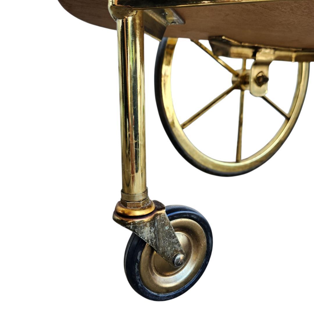 サービスカート　キッチン ワゴン ボトルラック　キッチン　アンティーク　レトロ